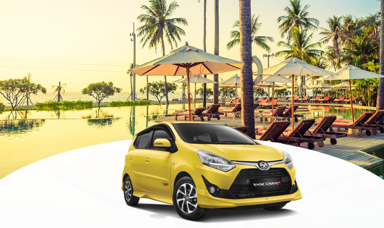 sewa mobil agya di lombok